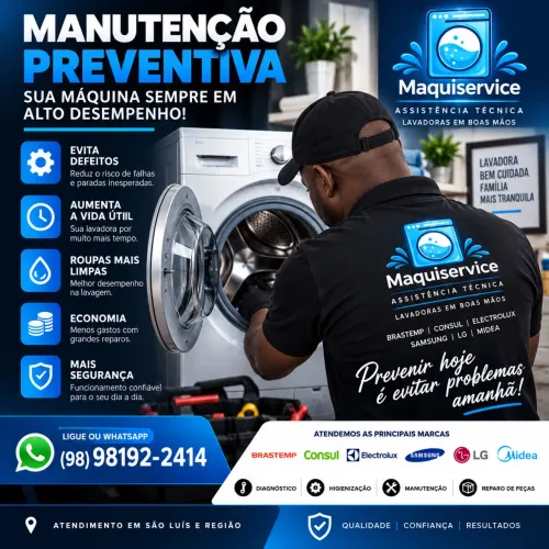Conserto Máquina de Lavar Roupas