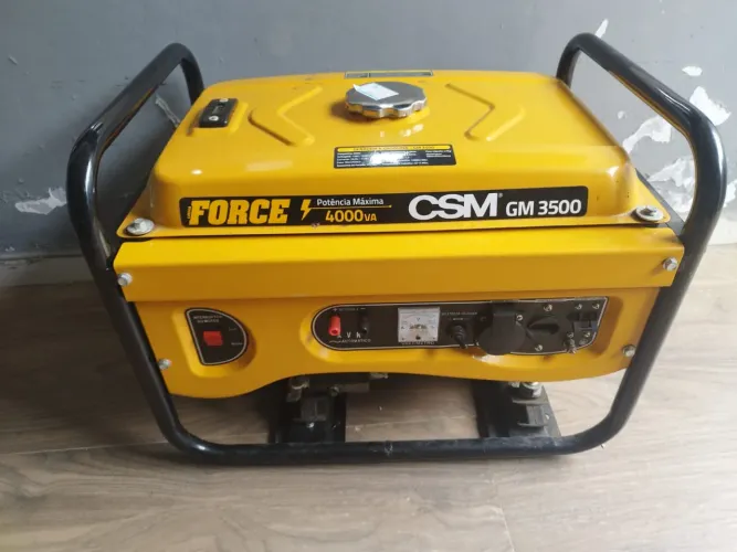 Gerador CSM GM 3500 Force 4.000VA 6,5HP Bivolt