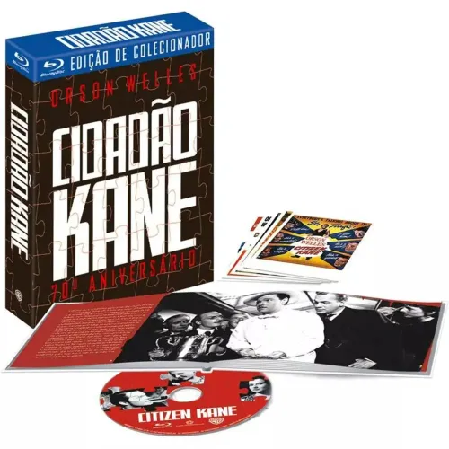 Blu-ray Cidadão Kane EDIÇÃO ESPECIAL DE ANIVERSÁRIO DE 50 ANOS!