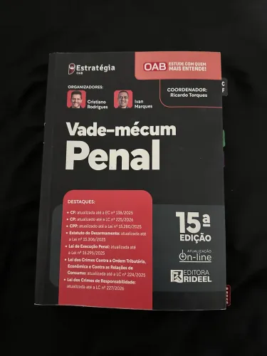 Vade mécum penal - Estratégia OAB 15 edç