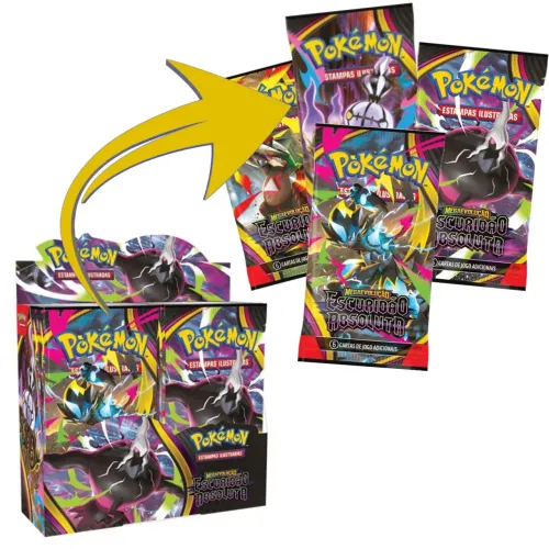 Box Display 36 Booster Pokémon Tcg Escuridão Absoluta Booster Box Lacrada