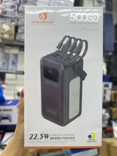 Baterias portátil power bank 50.000 amp