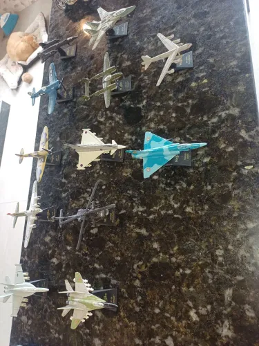 Coleção completa de aviões