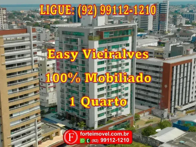Apartamento 1 Quarto Easy Vieiralves 100% Mobiliado