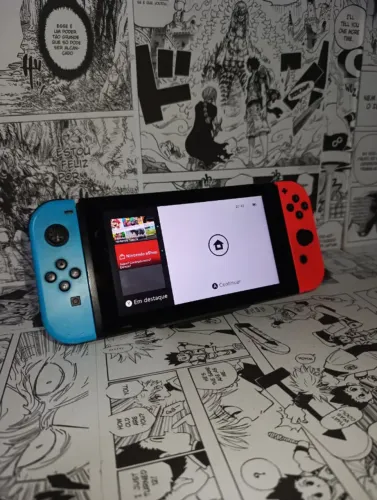 Console Nintendo Switch V1 + Carregador (Funcionando 100%)
