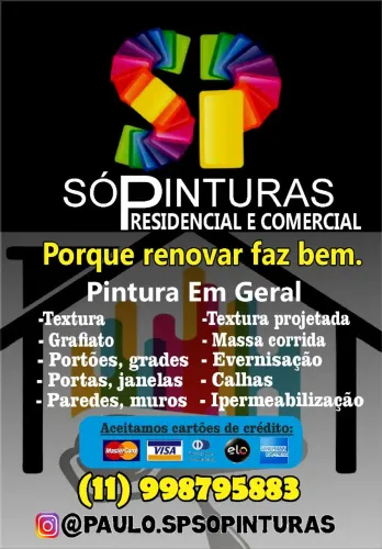 Pinturas e reformas em geral  