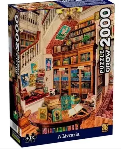 Quebra-cabeça A Livraria Grow 2000 peças