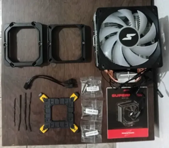Cooler Para Processador SuperFrame SuperFlow 450 ARGB 120mm Intel/AMD