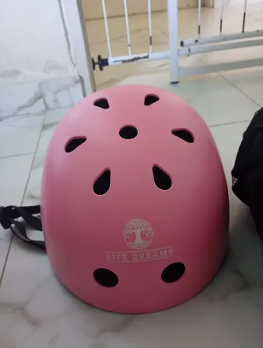 Capacete + kit proteção life dreams