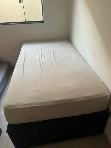 Cama solteirão, box baú