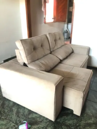 Sofá retratel Kappesberg 2 lugares cabe até 3