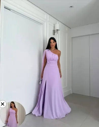 Vestido lilás/lavanda