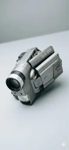Filmadora Antiga JVC Super VHS-C Intelligent 450x Zoom - Funcionando