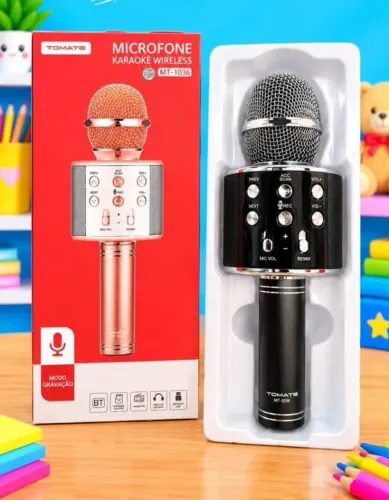 Microfone Karaokê Bluetooth