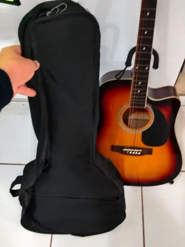Violão Gianini elétrico + Capa