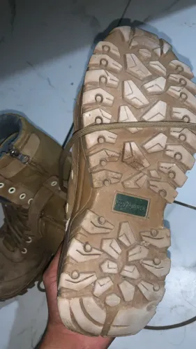 Coturno Tático Militar Kyllper Bege com Zíper Lateral