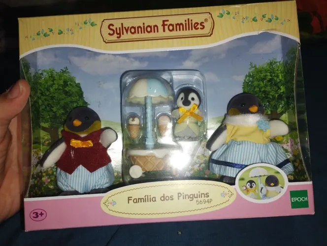 Sylvanian families familia dos pinguins