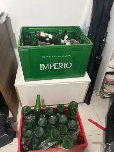 Engradado caixa IMPÉRIO com garrafas 600 ml variadas HEINEKEN,