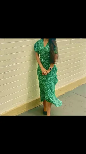 Vestido verde longo