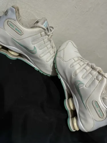 Nike Shox 4 Molas Original Branco Nº38 Pouco Uso