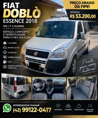 Fiat Doblo Essence 1.8 Flex 16V 5P 2018