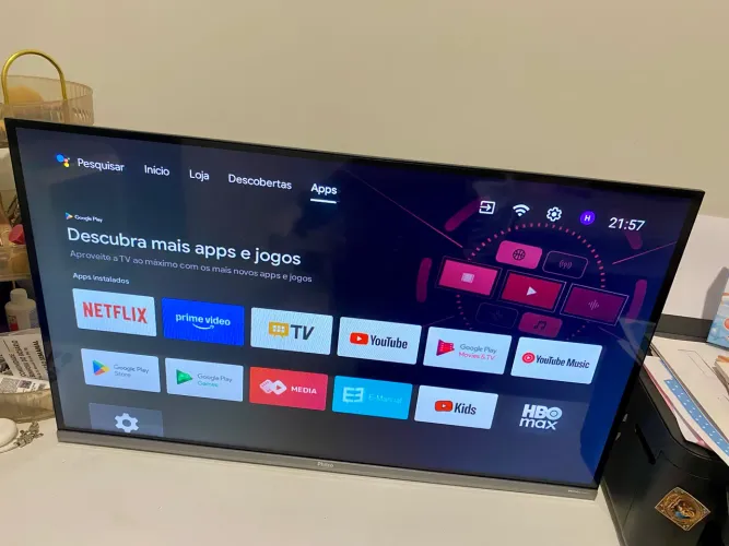 Smart tv Philco semi nova 32 polegadas Android