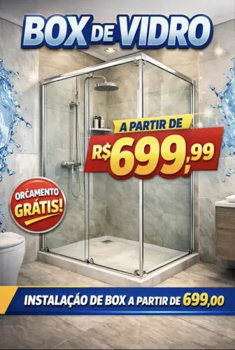 Instalação de Box Vidro Blindex/Vidraçaria 