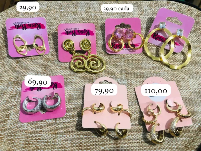 Semijoias folheadas a pronta entrega 