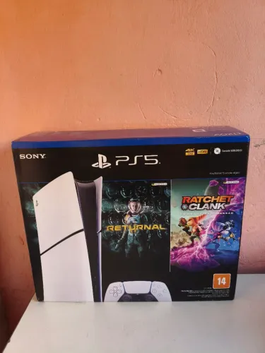 Ps5 slim digital 1tb estado de zero! 