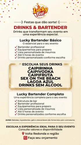 Bartender (Barman) Drinks Volta Redonda