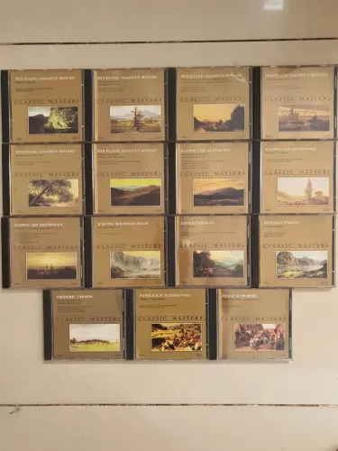 Todos os 18 CDs de música clássica
