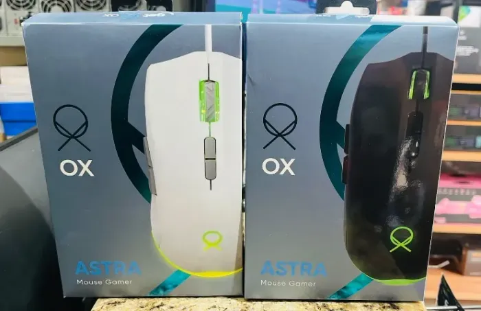 Mouse Gamer Ox preto ou branco