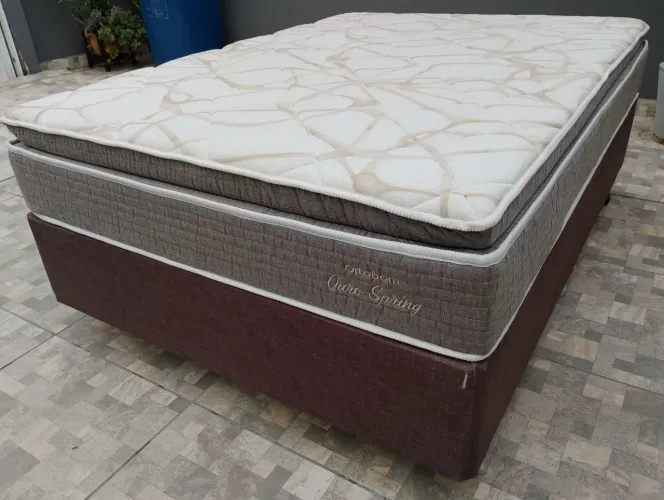 Cama Box Casal Ortobom Ouro Spring Fabricado 2025