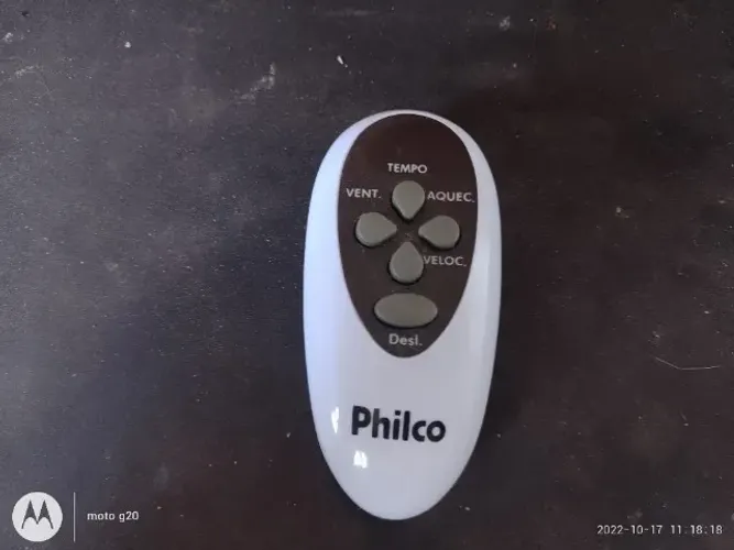 Controle remoto Philco mini ar-condicionado climatizador