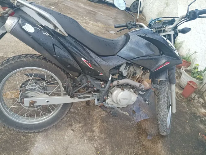 Moto Bros 150 ES preta 2012/2013 único dono 