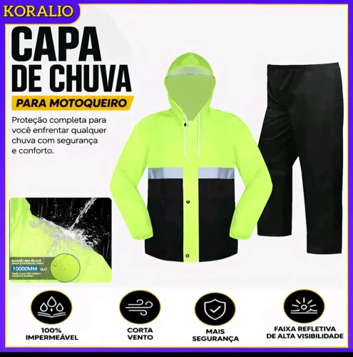Capa de chuva em Nylon