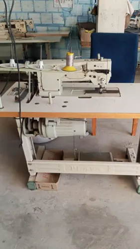 Máquina de costura transporte duplo