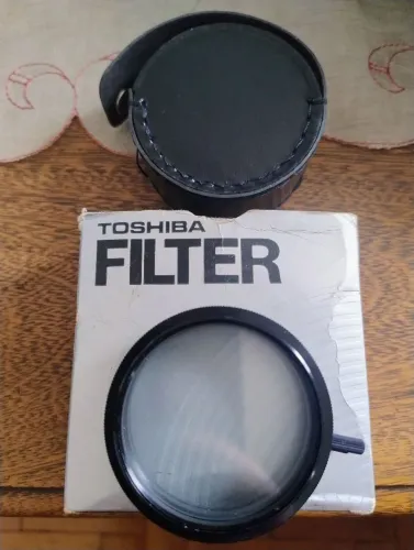 Filtro Lentes Fotográfica Vintage Toshiba V-Cross 52mm para Câmera Fotográfica 