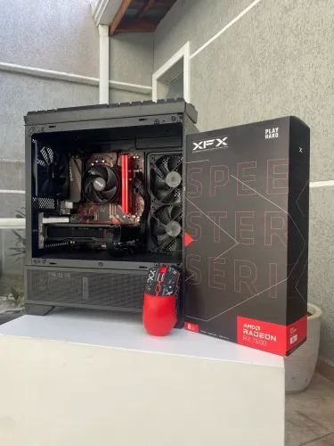 PC Gamer RX 7600, RYZEN 5 5600G, 16GB RAM, 480GB SSD