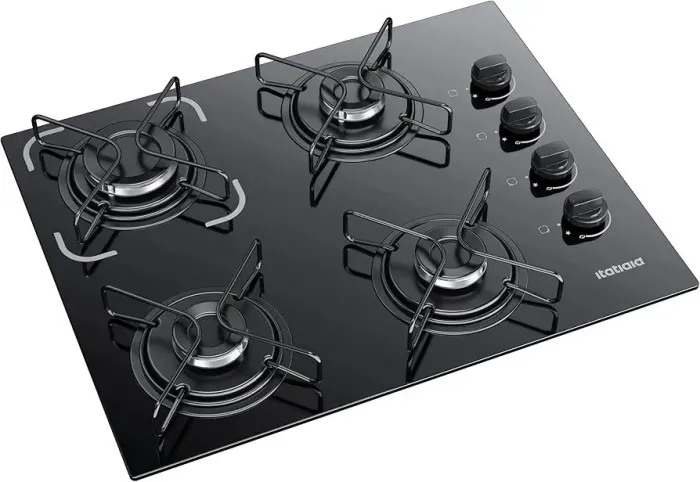 Cooktop Itatiaia 4 Bocas Essencial Preto - 220V VALOR R$250.00 aceito cartão 3 vezes