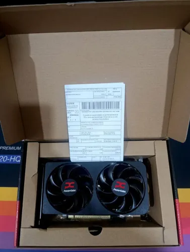 RX 9060XT 16GB POWERCOLOR OC NA GARANTIA ZERA V OU TROCO