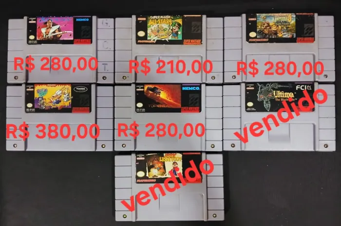 Jogos 100% Originais P/ Super Nintendo