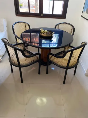 Mesa jantar Lacca com 4 cadeiras