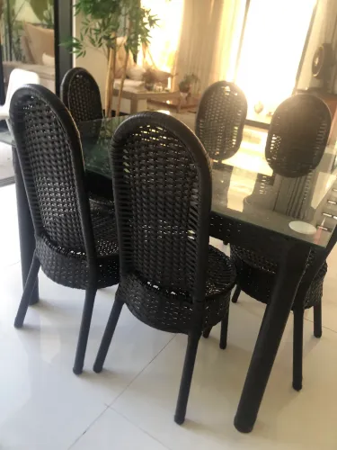 Conjunto Mesa com 6 cadeiras 