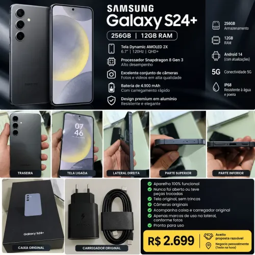 Samsung Galaxy S24+ 256GB - Completo