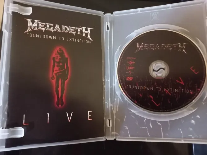 DVD Megadeth -cmCountdown tô extincteon