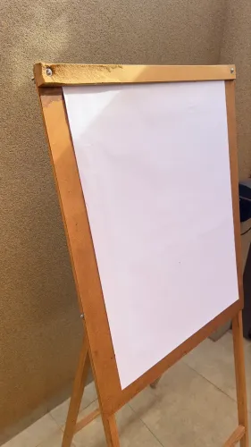 Suporte Cavalete Tripé de madeira para Flip Chart