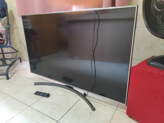 Smart tv lg 55 polegadas 55uk6530psf (usada e sem imagem) 