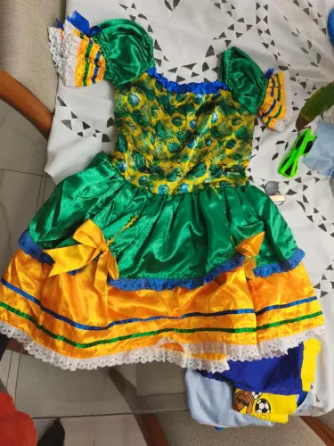 Vestido Junino copa 6 anos