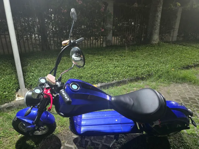 Moto chopper 1500w  bateria de litio